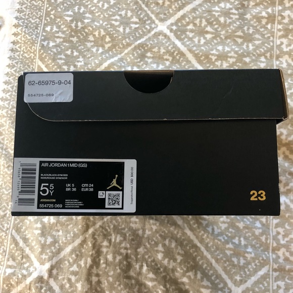 NEW Air Jordan 1 Chicago Black Toe